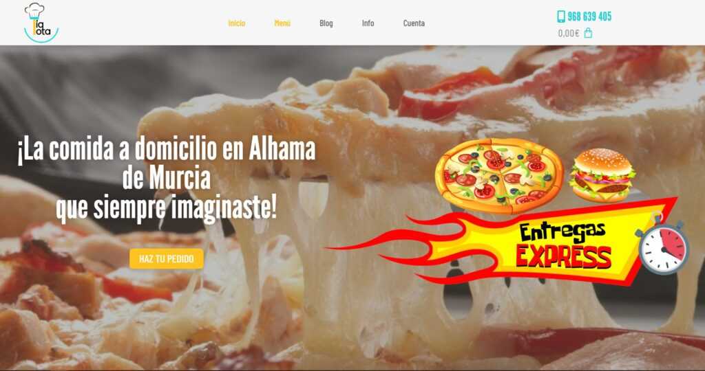 Comida a domicilio en Alhama de Murcia - TIA TOTA