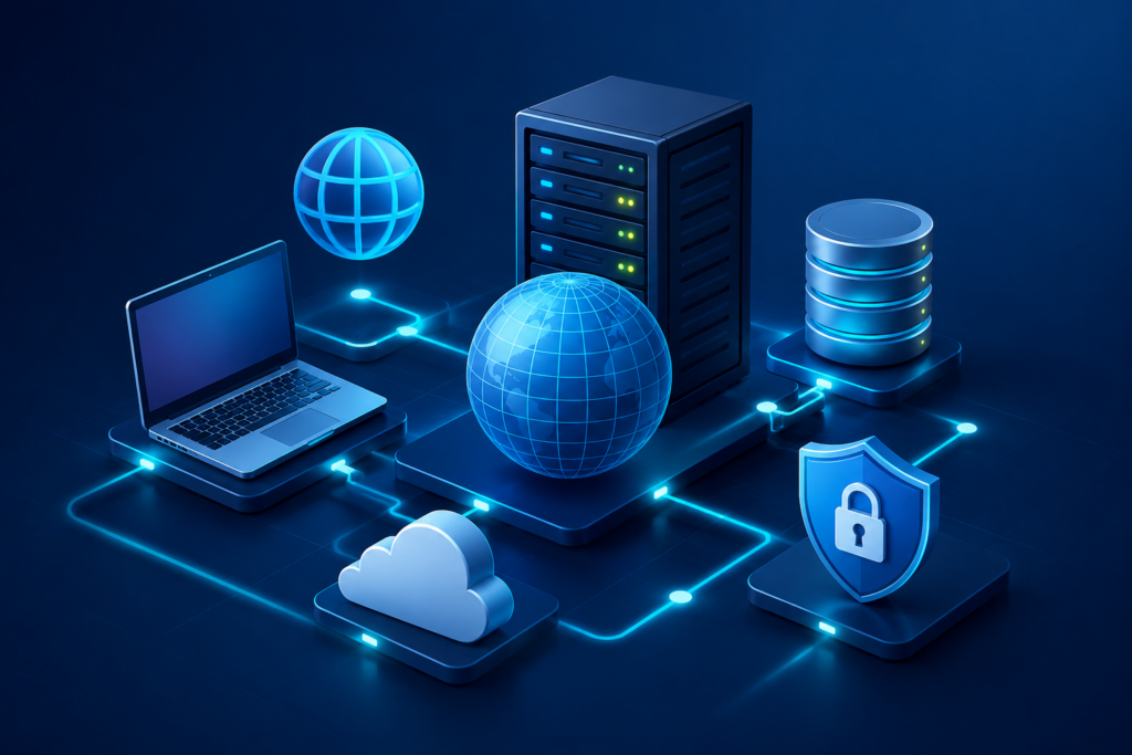Servidor DNS respondiendo consultas web