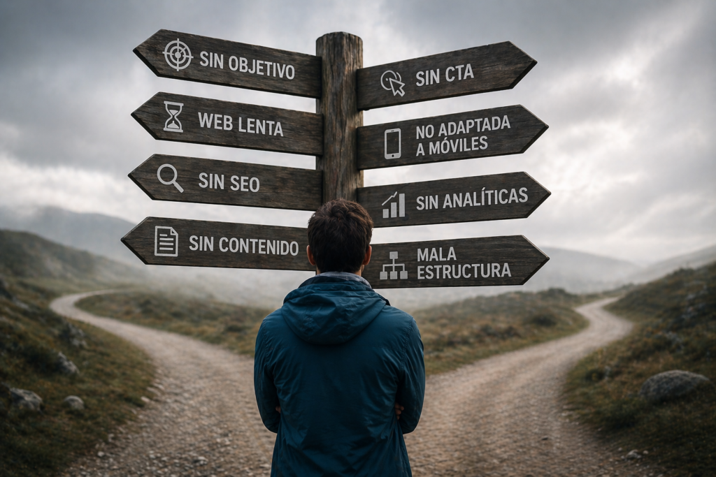 errores al hacer una pagina web